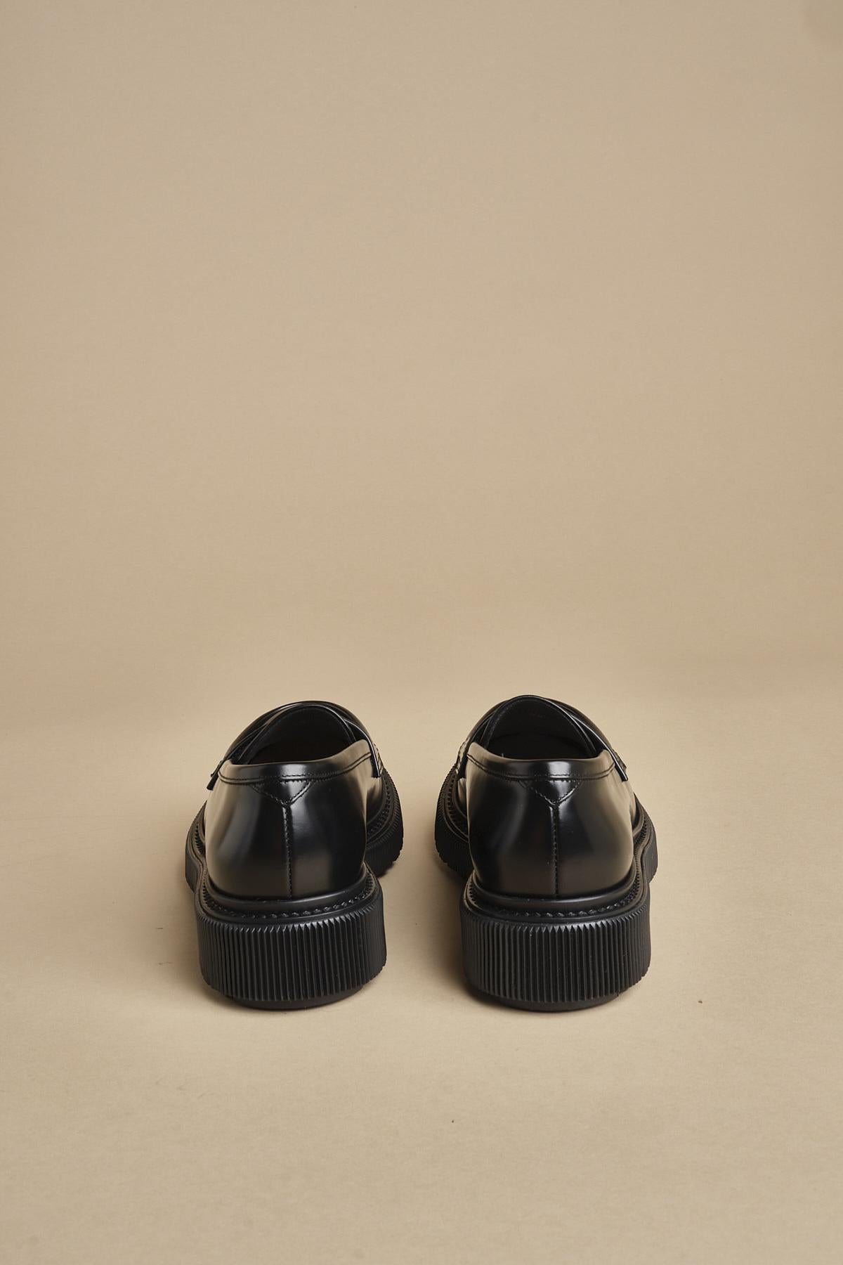 mocassino liscio 159 BLACK adieu 