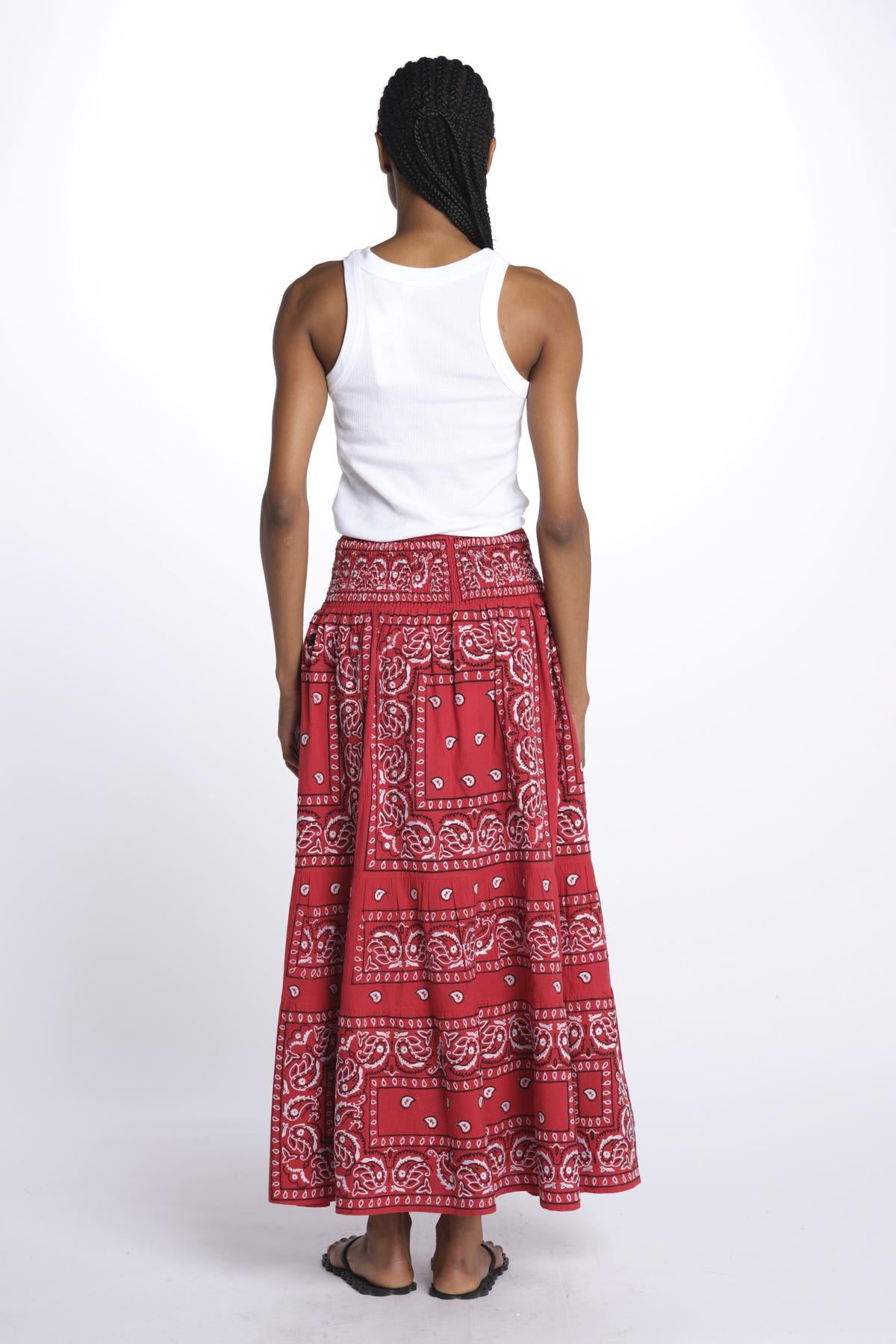 BANDANA SKIRT BANDANA SKIRT RED orsina 