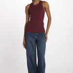 Canottiera EDEA costine EDEA BORDEAUX vanessa bruno 