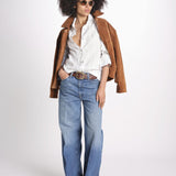 camicia uomo lino con automatici SABRILI AVORIO milaura 