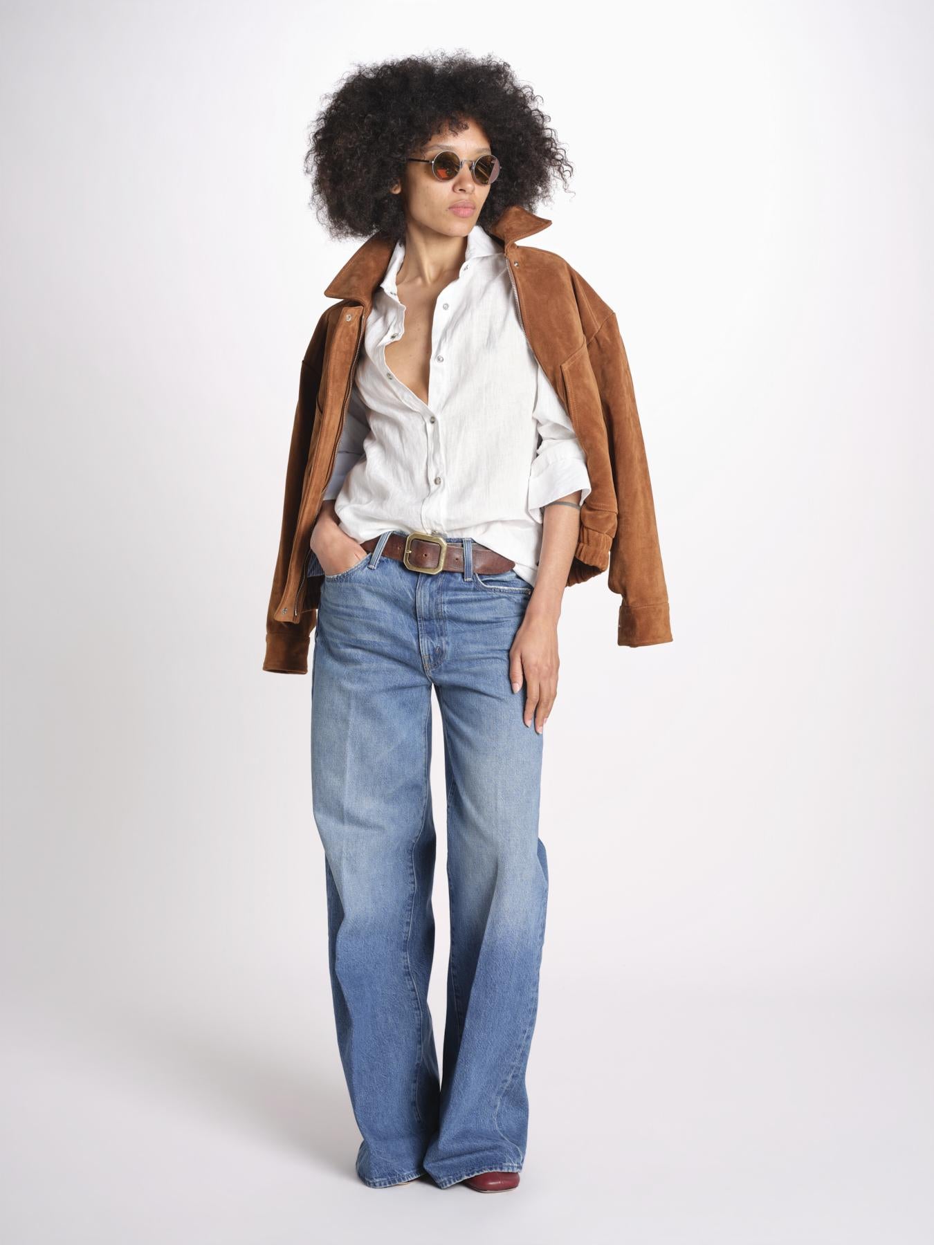 camicia uomo lino con automatici SABRILI AVORIO milaura 