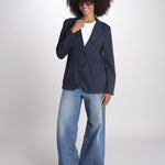 giacca due bottoni in cotone LIVI ESSELING NAVYBLUE true avenue 