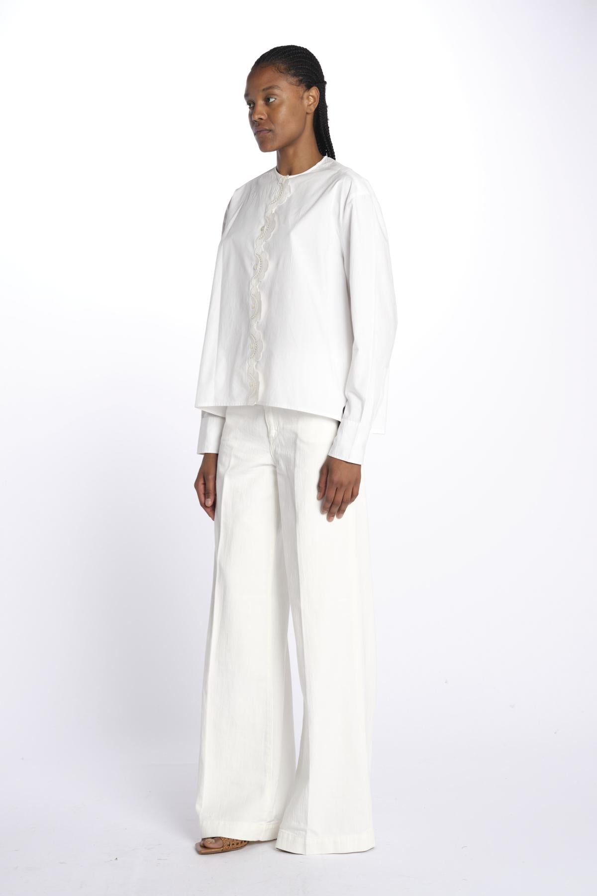 Camicia RANGO m/l smerlo RANGO WHITE laurence bras 