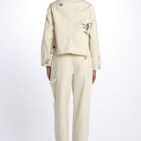 giacca workwear con ricami 179535 U111 scotch&soda 