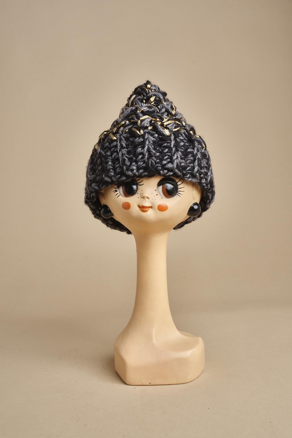 cappello lana e raffia H519 V5 exQUISITEJ 