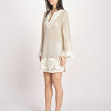 tunica in crochet MALYN TUNIC 736 CREAM sea ny 