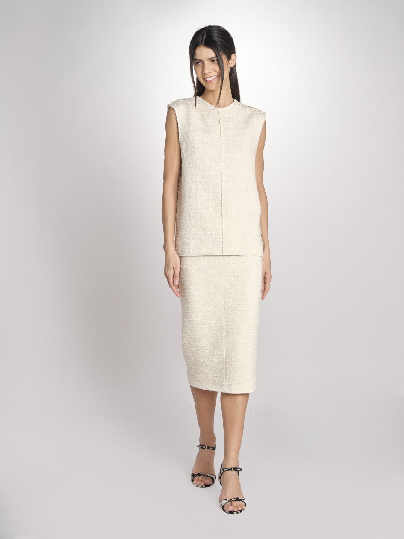 gonna bouclè C012-0248-1115 CREMA n21 