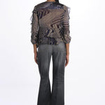 Camicia ranches stampa bicolore ANGELA BLEUNUIT ba&sh 