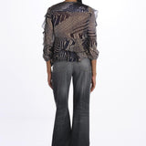 Camicia ranches stampa bicolore ANGELA BLEUNUIT ba&sh 
