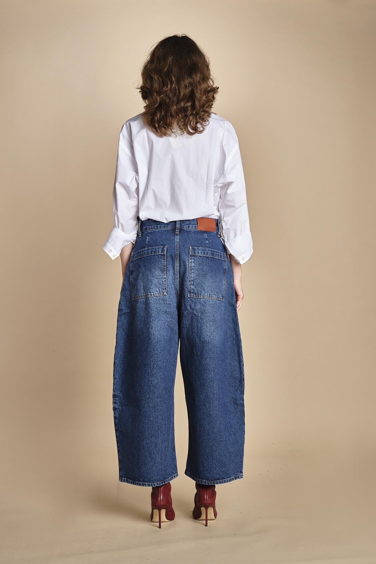 denim over CHALCO SNW WORNVWASH INDIGO studio nicholson 