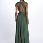 ALLUIM DRESS abito lungo ALLIUM GREEN nash 