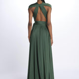 ALLUIM DRESS abito lungo ALLIUM GREEN nash 