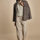 Camicia SELMA microstampa P28D0SELMA-T4733 S570 massimo alba 