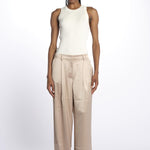 Pantalone SARAH pinces 12248018 CHAMPAGNE malina 