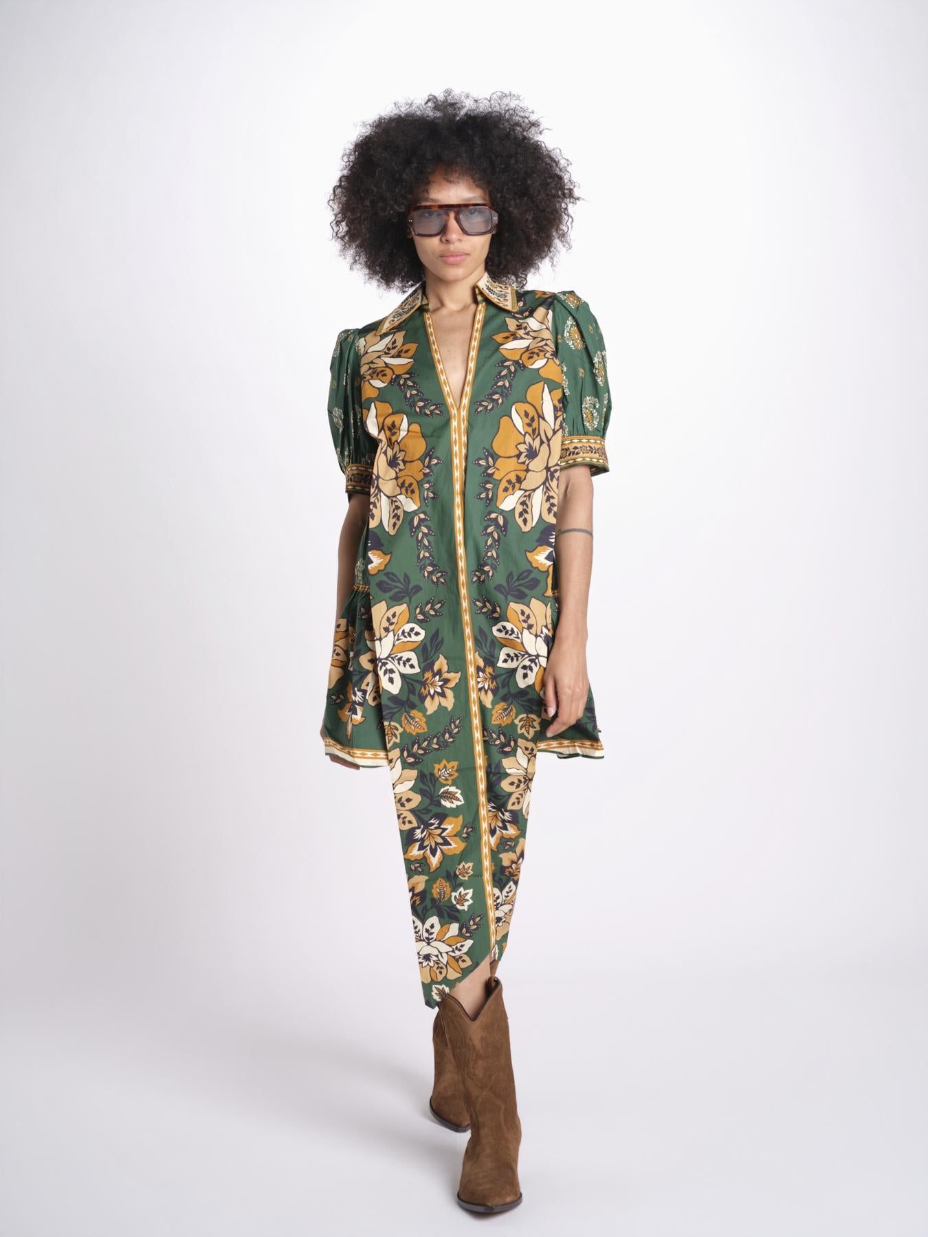 miniabito stampa paisley 351134 AYLA GREEN 26009 farm rio 