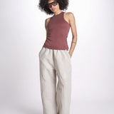 pantalone stropicciato PAVON NATURAL sofie d'hoore 