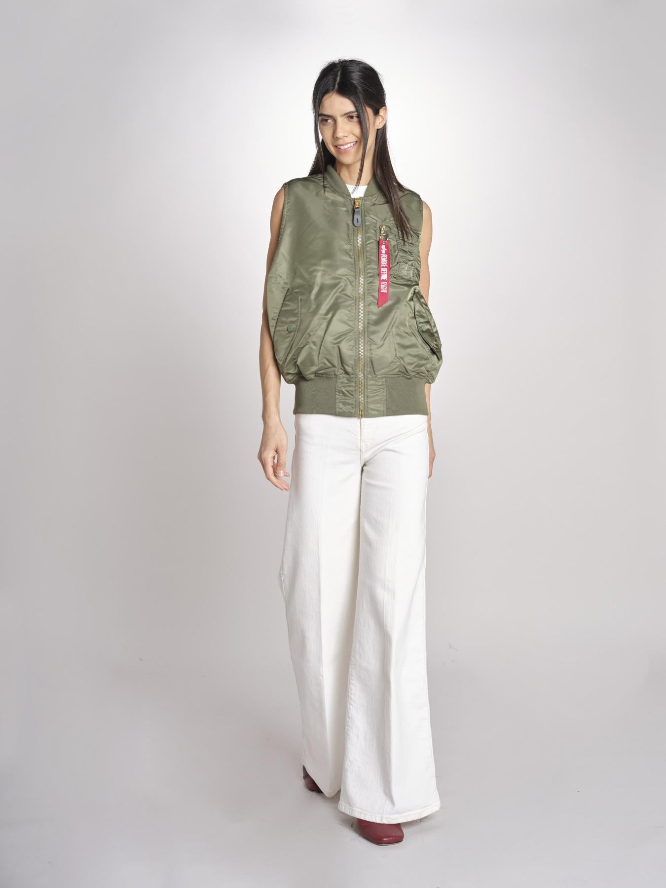 Gilet SS156146 01 SAGE GREEN alpha 