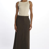 Gonna lunga con spacco davanti GAIA1564 MOSS studio nicholson 