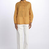 Camicia ANGELO con rouches ANGELO1TEE RUST antik batik 