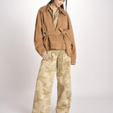 bomber over in camoscio EMMA MJD553PTEX104 BROWN jejia 