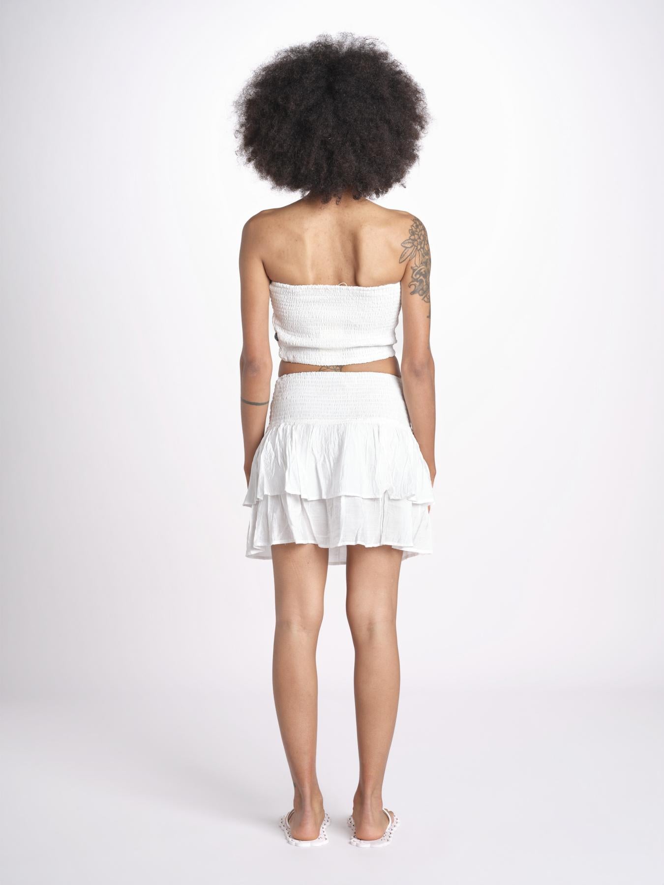 top fascia elastico MANDIBLATU BLANC laraethnics 
