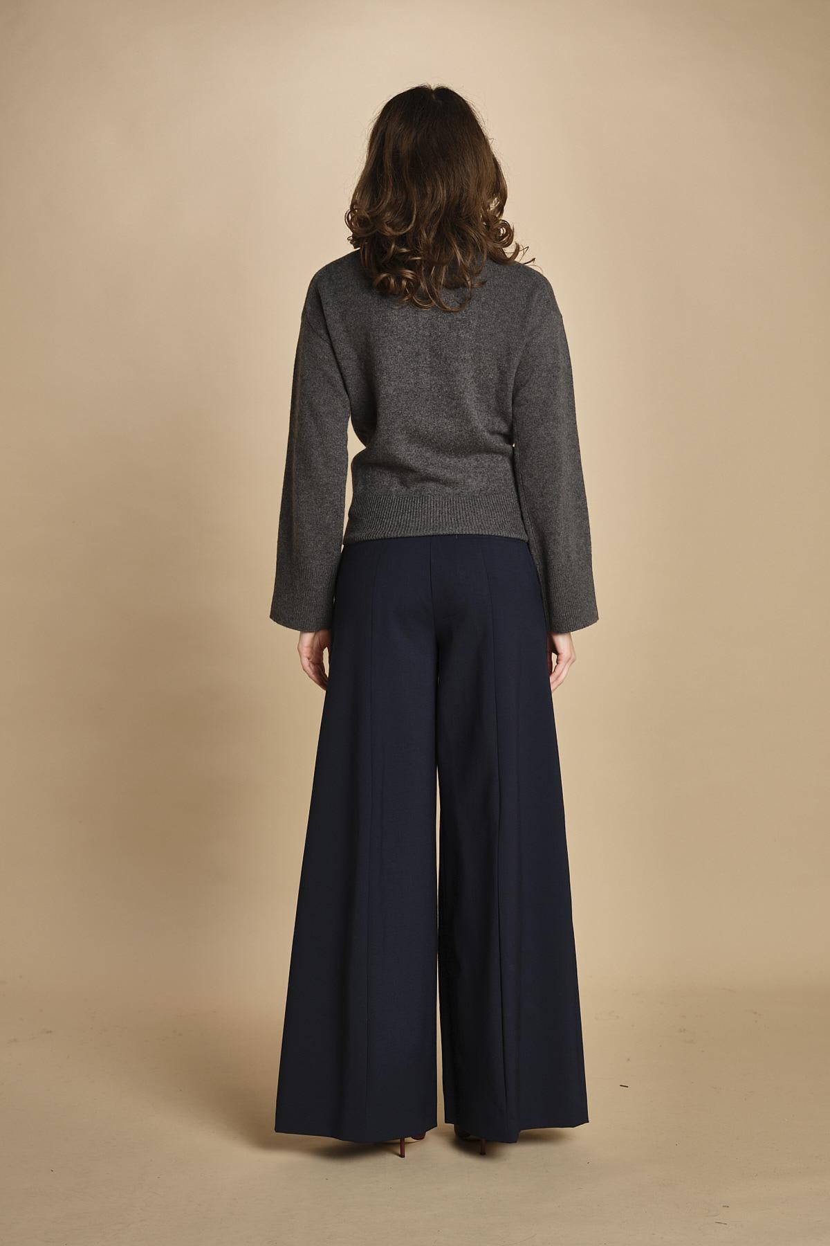 maglia mezza zip MIL14 25024 GRIGIO SCURO milaura 