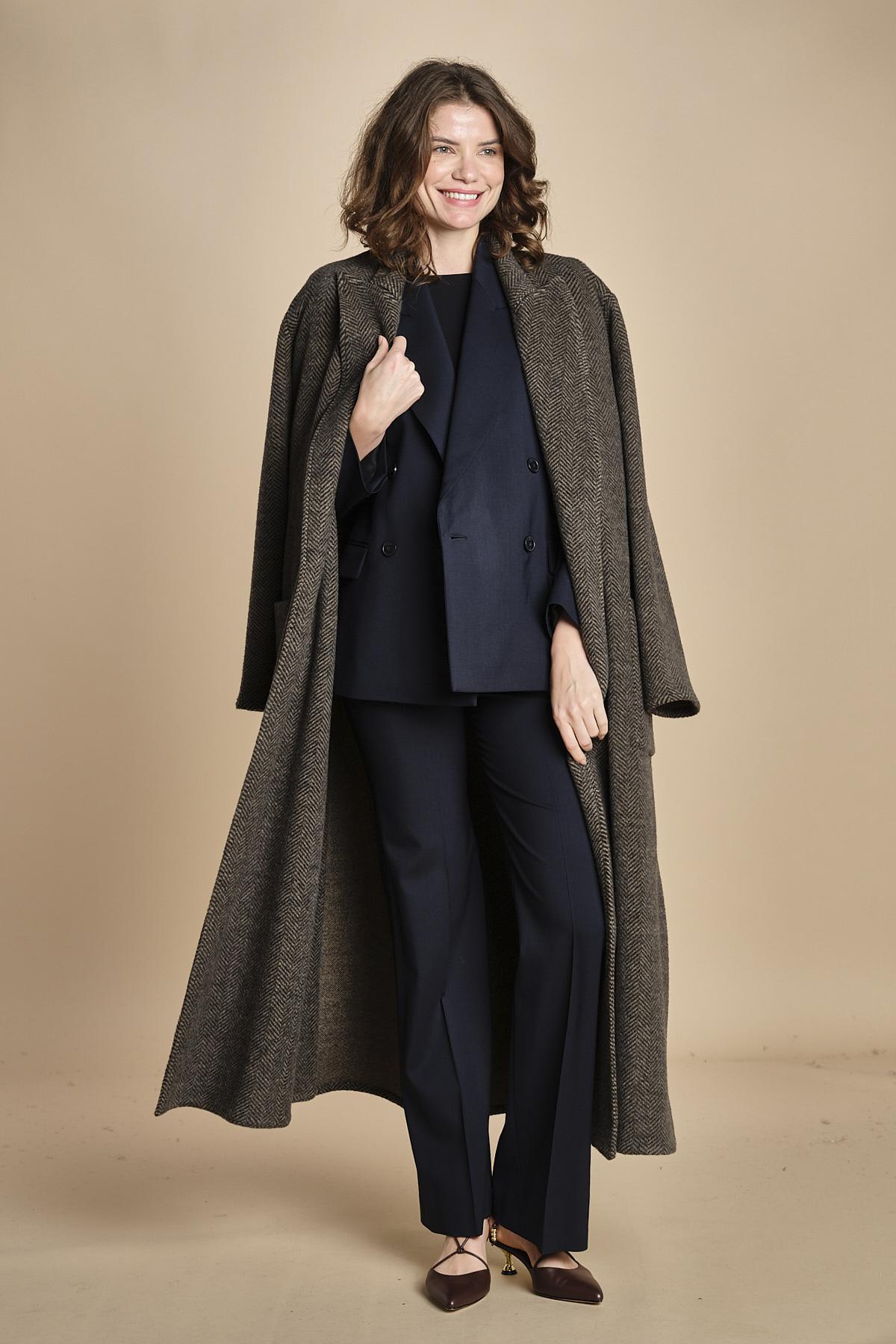 pantalone in wool stretch MORISSEY JP001623 NAVY 0370 joseph 