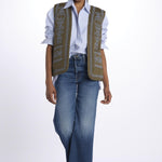gilet con borchie 180434 U352 scotch&soda 