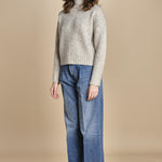 MYAC maglia collo alto in shetland BEMT512 NATURAL hartford 