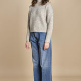 MYAC maglia collo alto in shetland BEMT512 NATURAL hartford 