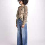 top scollo v PRINT027 CREAM sea ny 