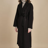 cappotto vestaglia double CELIA IO111046 BR291 ivy oak 