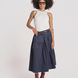 gonna con cucitura ANDREA SKIRT 002 NAVY sea ny 