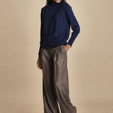 dolcevita over in lana merinos MIL LAU5 E21210 BLU milaura 