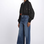 MA202 bomber corto donna EVMA202 BLACK bombers original 