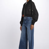 MA202 bomber corto donna EVMA202 BLACK bombers original 