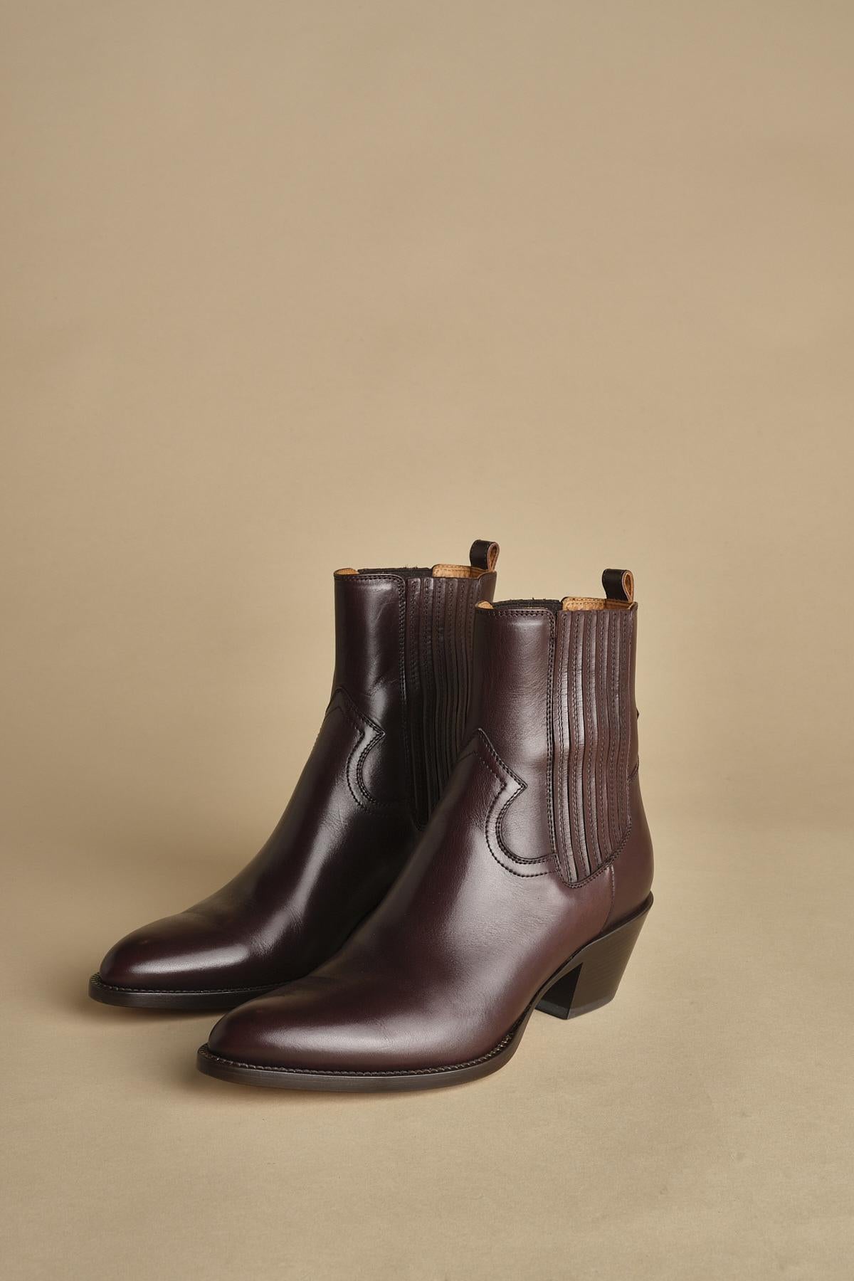 stivaletto texano. B10190ETRU-DC 03 EBONY buttero 