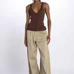 Gilet NELLIE costine 5538106 TOFFEE herskind 