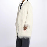 Cappotto OS FRINGE frange 80199FRG IVORY phillip lim 