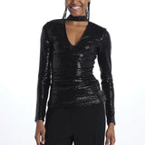  ASOLO SEQUINS-BLACK leTwins 