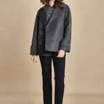 pantalone in gabardine stretch TARIFA JP001617 NAVY 0370 joseph 