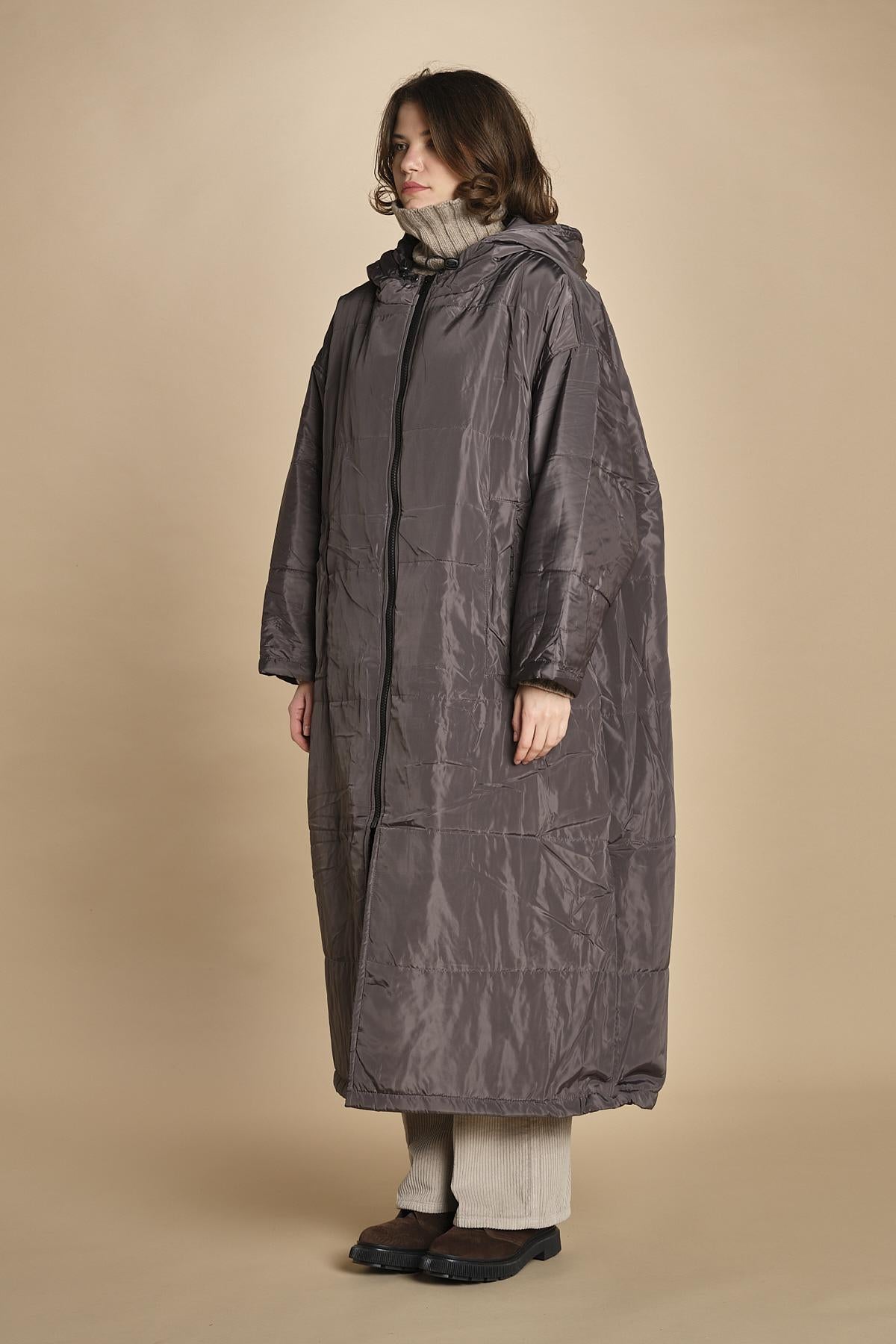 piumino lungo. 90110 ANTRACIT sittingsuit 