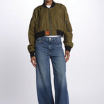 MA202 bomber corto donna EVMA202BE KAKI bombers original 