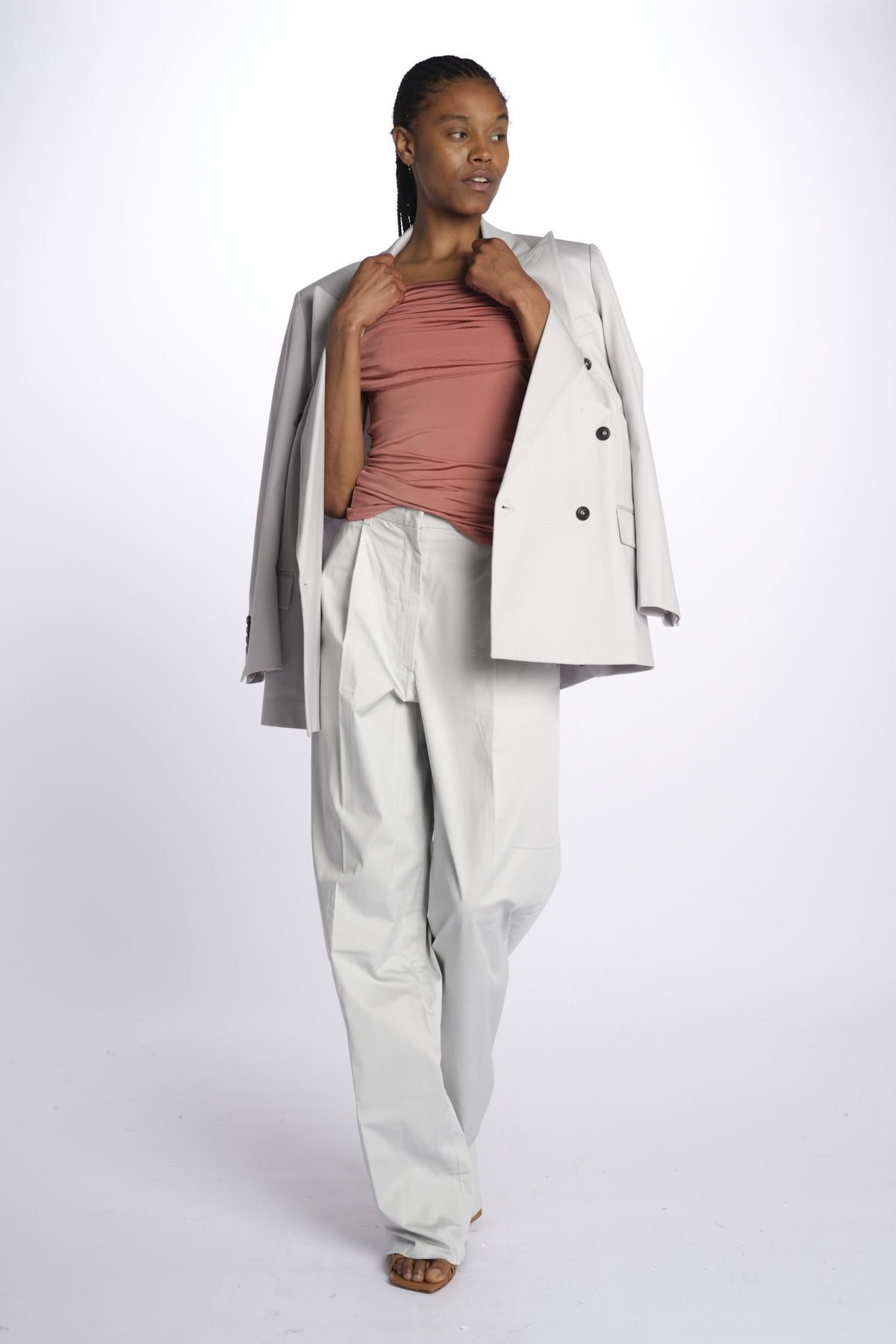 Top ARIEL jersey arricciato 12248302 TERRACOTTA malina 