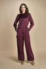 tuta in raso con zip