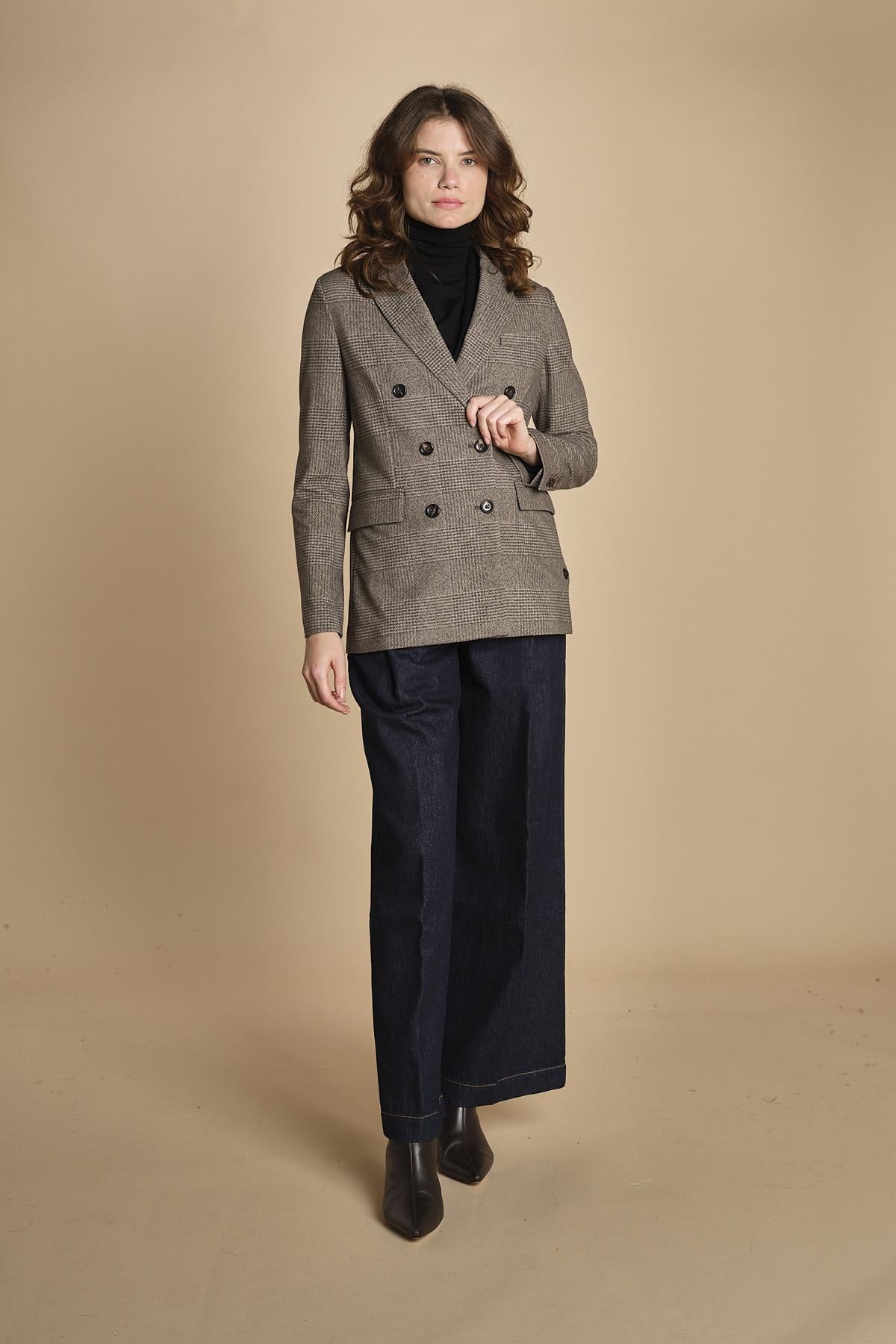 blazer doppiopetto in jersey galles 3679 CIOCC circolo 1901 