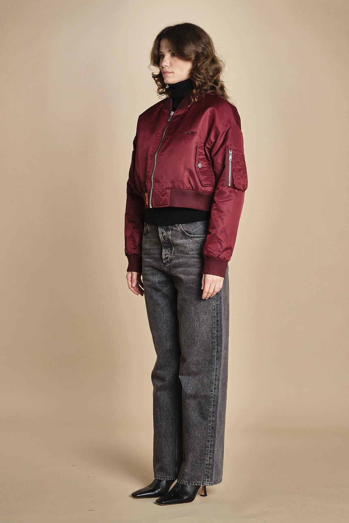 bomber corto BMMAN202F5 BURGUNDY bombers original 