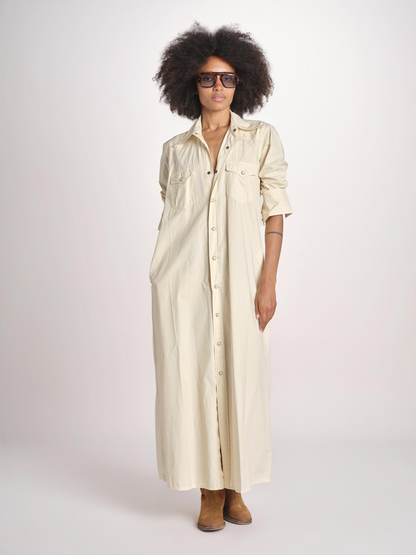 abito texano ARLEY MY004 CREAM fortela 