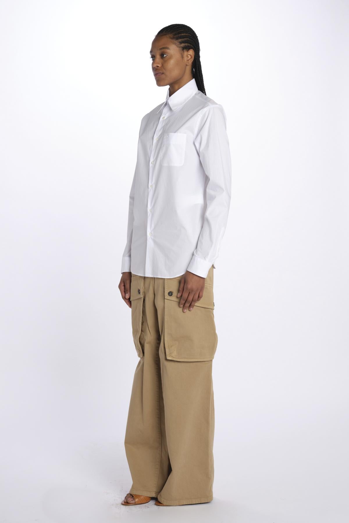 Camicia con palma G021 6218 1101 n21 