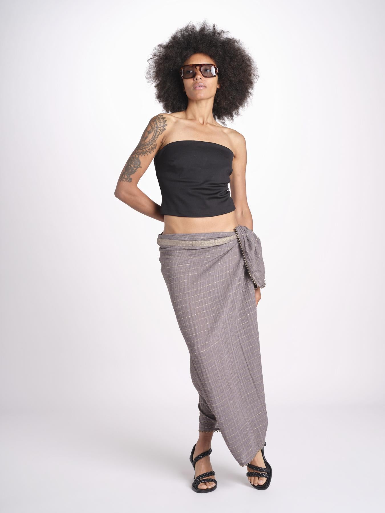 pareo in lurex gessato NORA STONE christianzen 